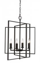 Trans Globe 10595 ROB - 4LT-CUBE CHANDELIER MED-ROB